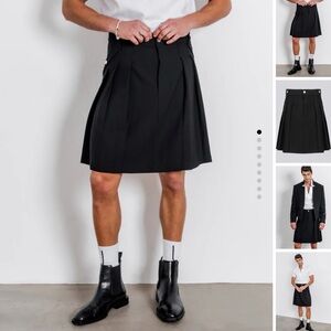 ORTTU Black Men's skirt